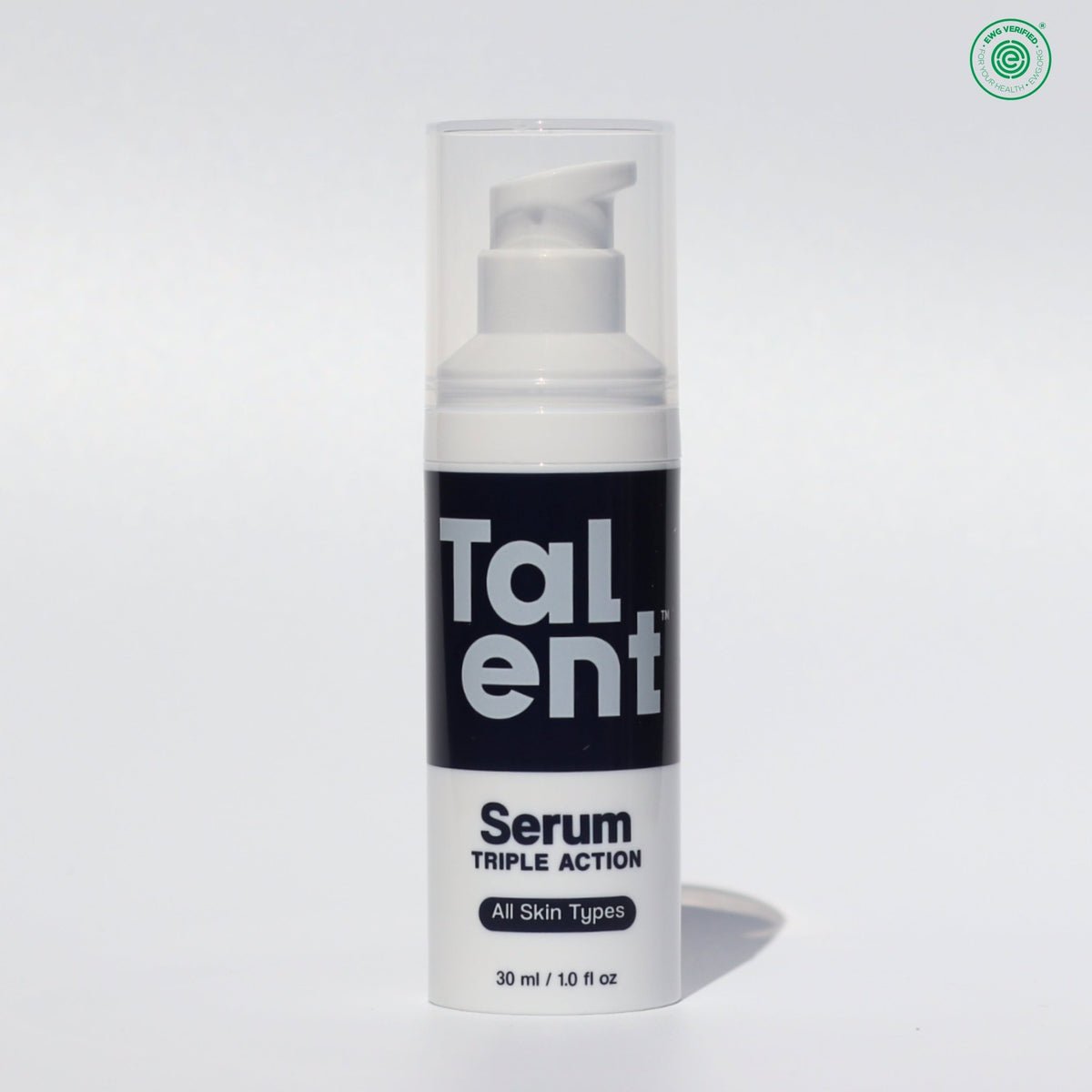 Triple Action Serum in its current packaging