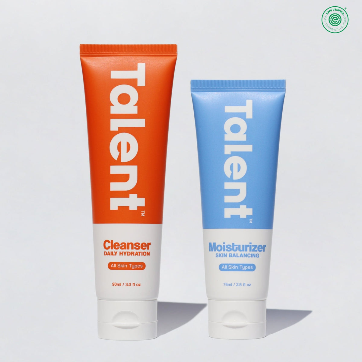 Talent cleanser and moisturizer, The Daily Two